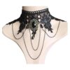 Dumcondy Collar de Halloween elegante y sexy para mujer y_2