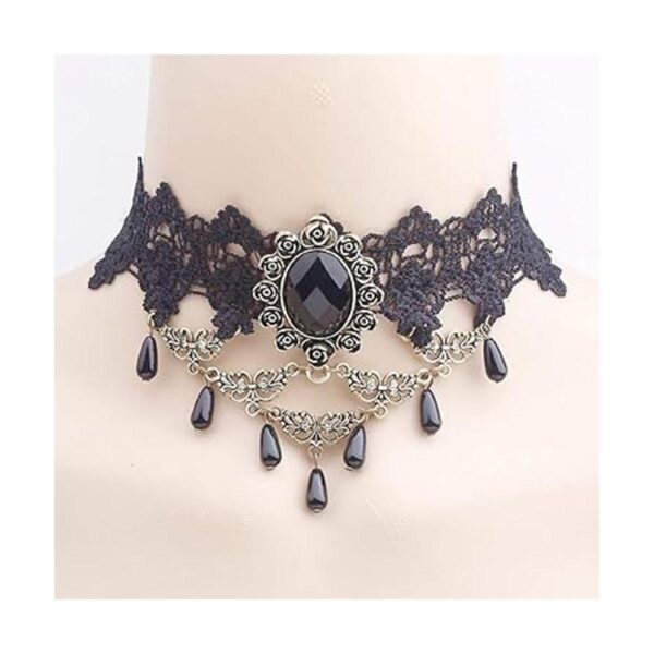 Dumcondy Collar de Halloween elegante y sexy para mujer y_3