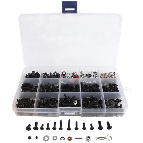 GDOOL Juego de 500 tornillos universales de control_1