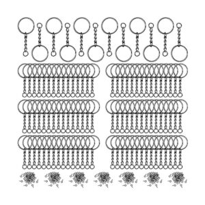 360 anillos de llavero para manualidades incluyendo 90