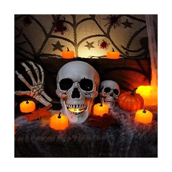 Homemory Luces para el té pequeñas con forma de calabaza_3