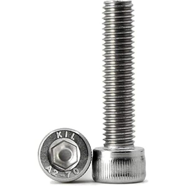 Tornillos métricos de cabeza de enchufe M60.039 x 0.984