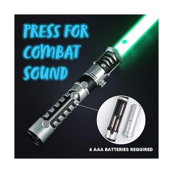 JOYIN Sable de luz LED dual 2 en 1 con efectos_4