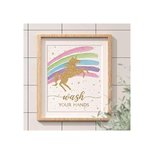 Decoración de baño de unicornio divertido unicornio_4