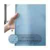 AooHome Forro para cortina de ducha Tela Azul_4