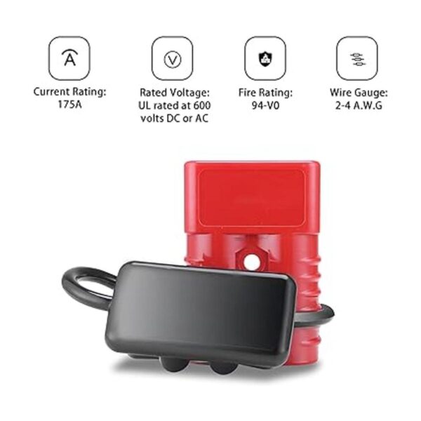 MUYI 2 unidades de 175A 24 AWG con batería de desconexión_4