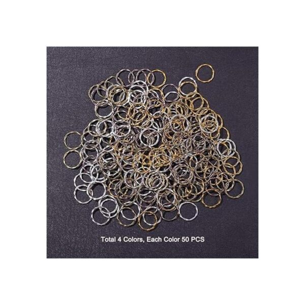 PH PandaHall 200 anillos de eslabones de aleación de 4