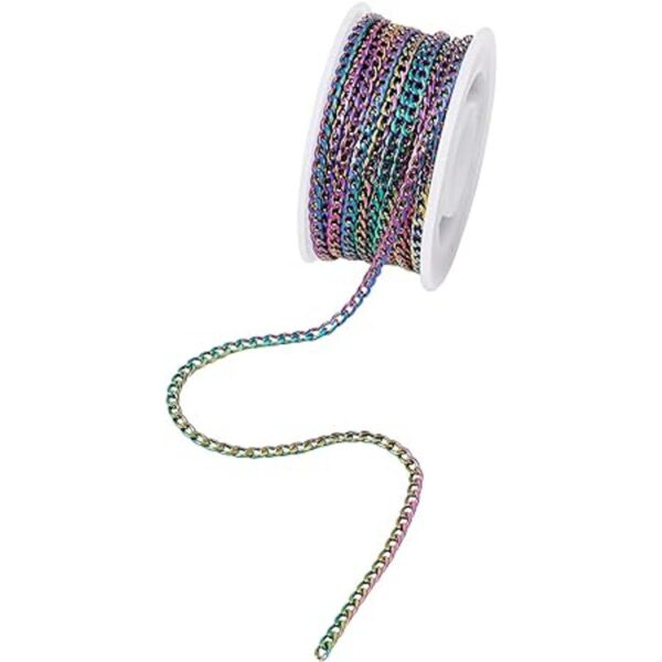 Pandahall Cadenas de acero inoxidable 304 de 16.4 pies_2