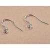 JIEHUN Pendientes de plata de ley 925 con ganchos de_6
