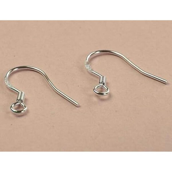 JIEHUN Pendientes de plata de ley 925 con ganchos de_6