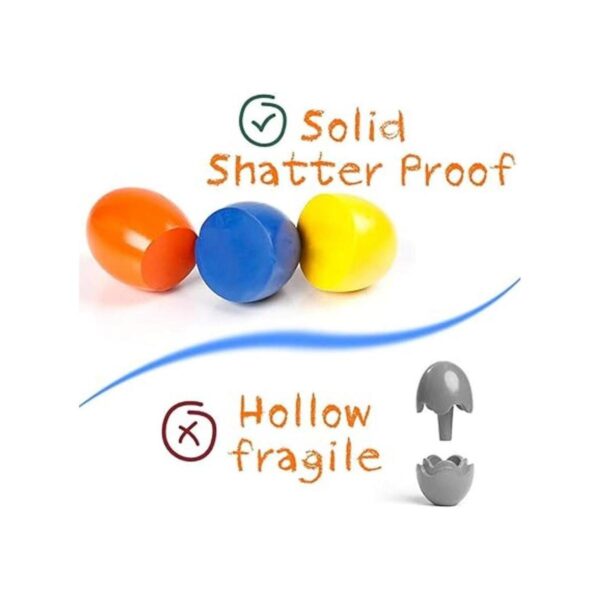 MUGIT Ceras de huevo para niños 9 colores lavables de