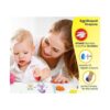 MUGIT Ceras de huevo para niños 9 colores lavables de