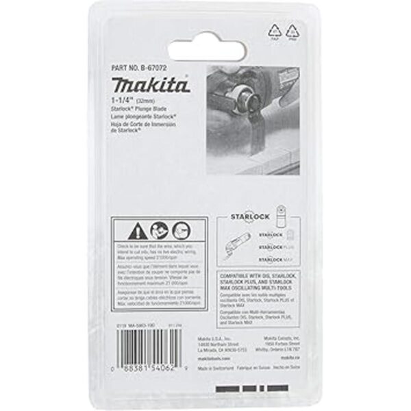 Makita B67072 114 Starlock Cuchilla de inmersión BiM_3