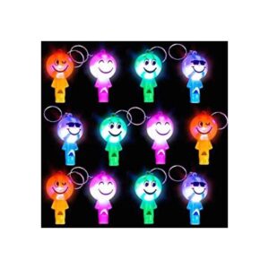ArtCreativity Llaveros iluminados para niños con silbatos_1