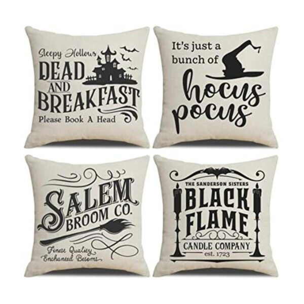PSDWETS Juego de 4 fundas de almohada decorativas para_1