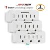 Convertidor de adaptador de salida de 2 clavijas a 3