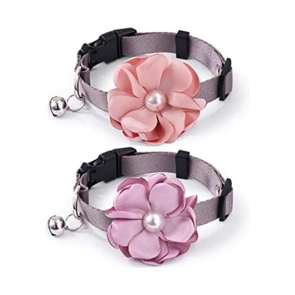 Freewindo 2 collares de gato pajarita collar de perro