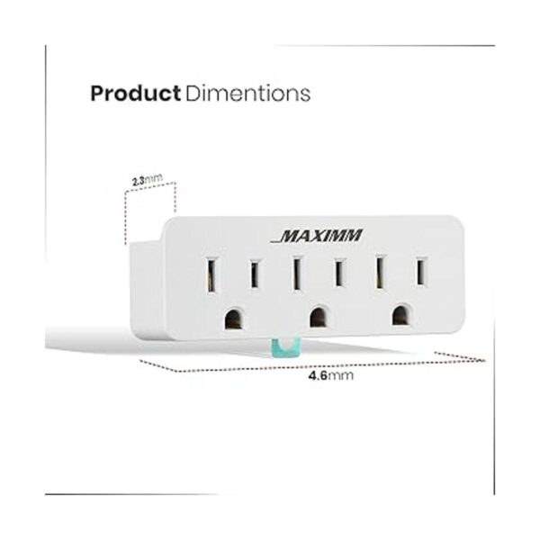 Convertidor de adaptador de salida de 2 clavijas a 3