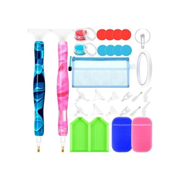 Outus Herramientas de pintura de diamante 5D DIY con 2