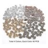PH PandaHall 160 cuentas de mano de Hamsa de 4 colores