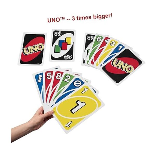 Mattel Juegos UNO Clásico gigante UNO Multicolor_3