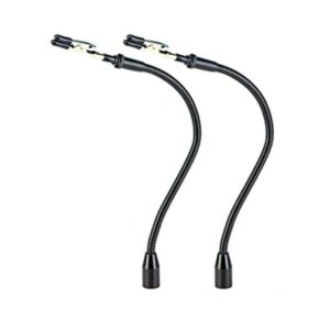 Juego de 2 brazos de metal flexibles de cuello de cisne_1