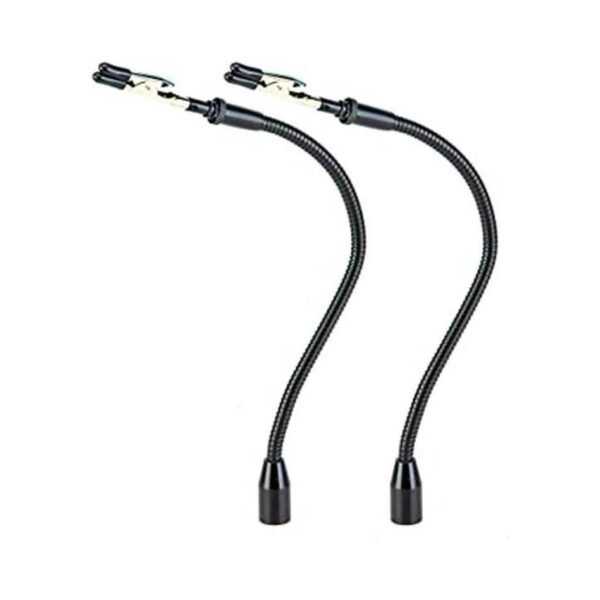Juego de 2 brazos de metal flexibles de cuello de cisne_1