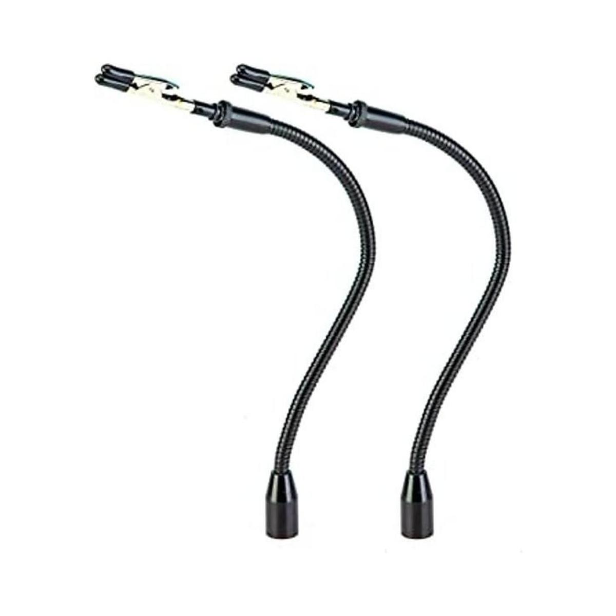 Juego de 2 brazos de metal flexibles de cuello de cisne