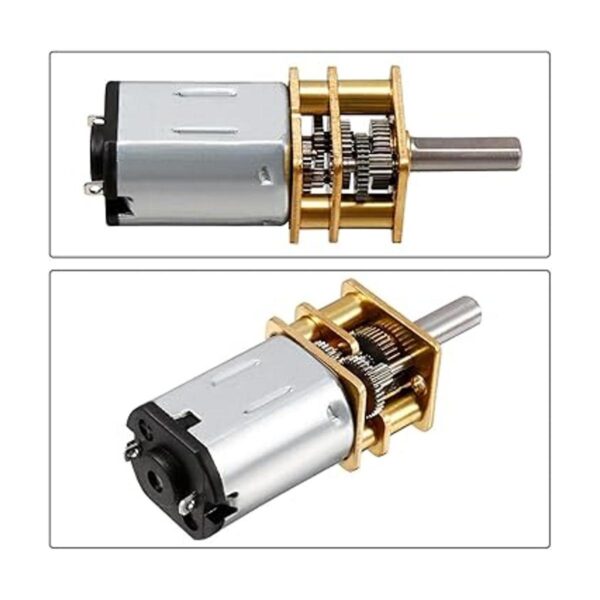 Eilumduo 2 piezas DC 12 V 60 RPM Micro velocidad de_3
