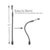 Juego de 2 brazos de metal flexibles de cuello de cisne_3