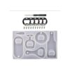 Kit de moldes de resina epoxi para abridor de botellas de