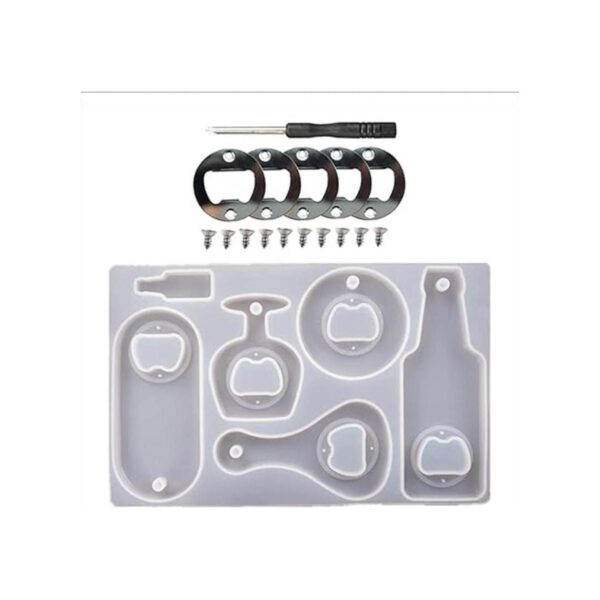 Kit de moldes de resina epoxi para abridor de botellas de