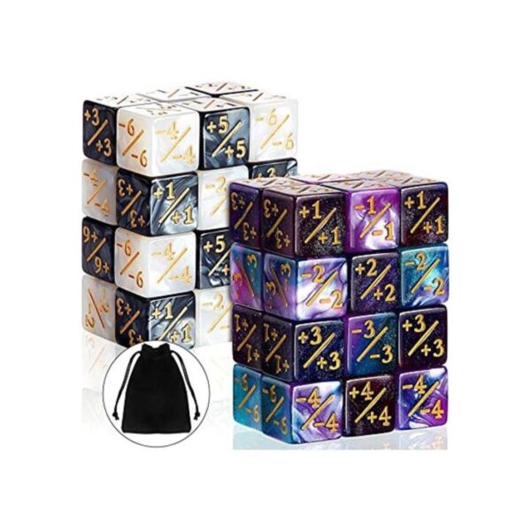 Dice Counters Dados de lealtad D6 con bolsas de_1