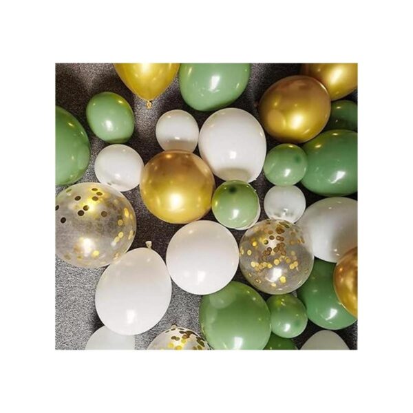 Oopat Kit de arco de guirnalda de globos verde salvia y_3