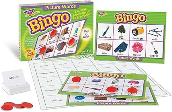 Trend Enterprises juego de bingo de palabras con imagen_2