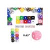 PROLOSO Juego de dados de juego D6 de 0.630 in y 6 caras_2