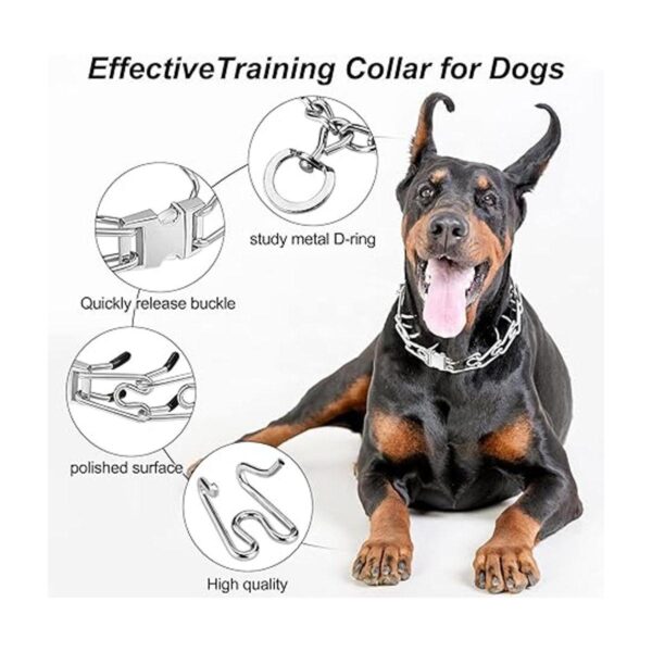 Collar de punta para perro collar de pinza para perro con