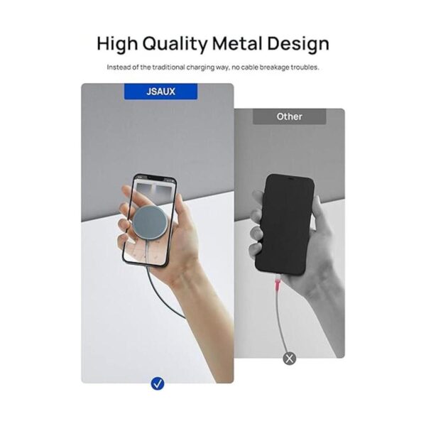 JSAUX Cargador inalámbrico magnético compatible con_3