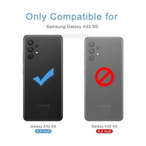 Kowauri Funda con tapa para Galaxy A32 5G no compatible_2