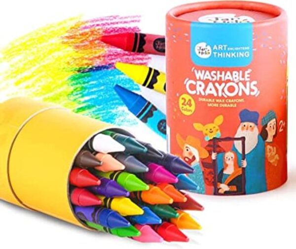 Jar Melo Crayones gigantes de 24 colores para niños_1