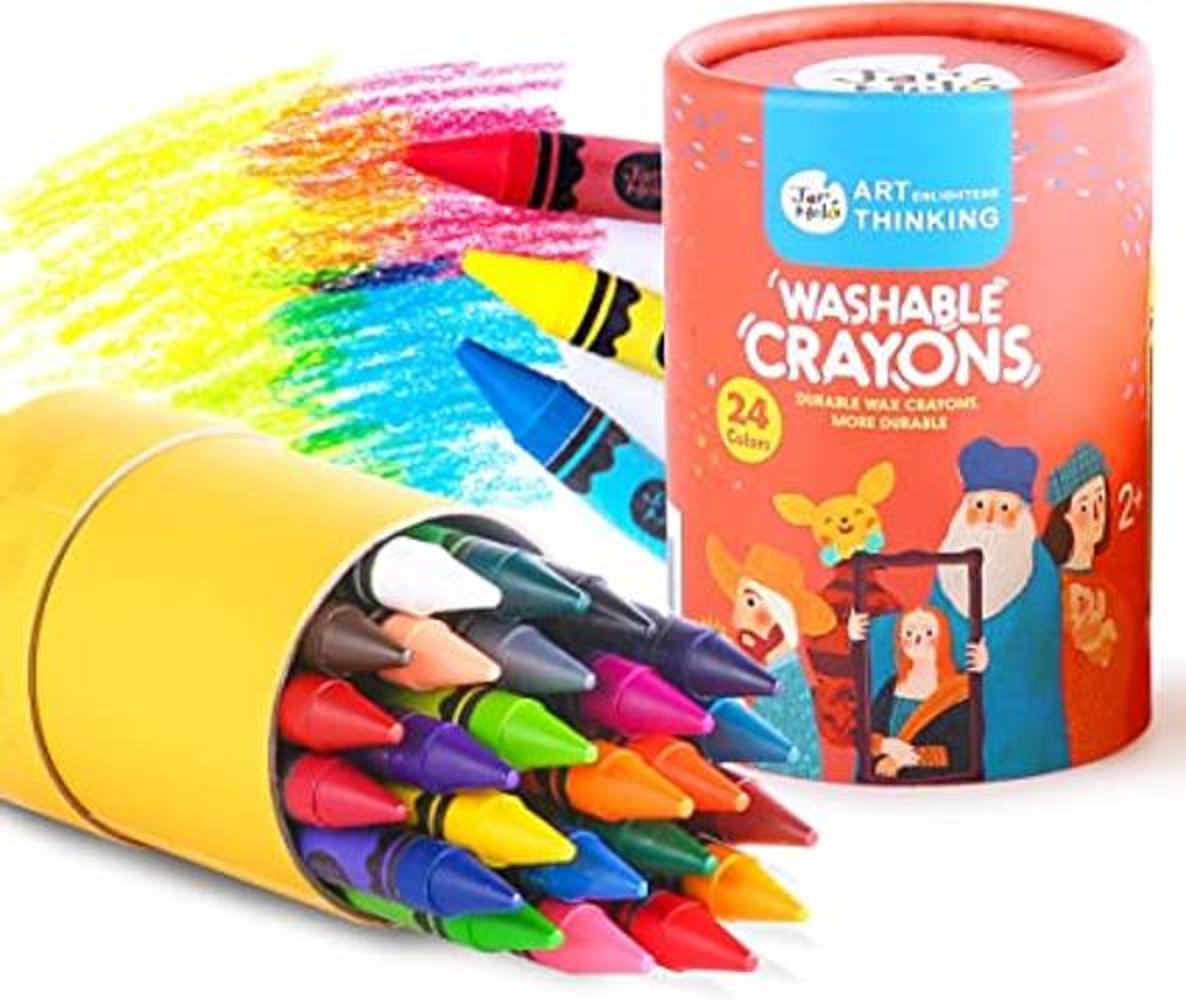 Jar Melo Crayones gigantes de 24 colores para niños