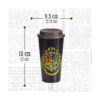 Hogwarts Taza de plástico para viaje con licencia_3