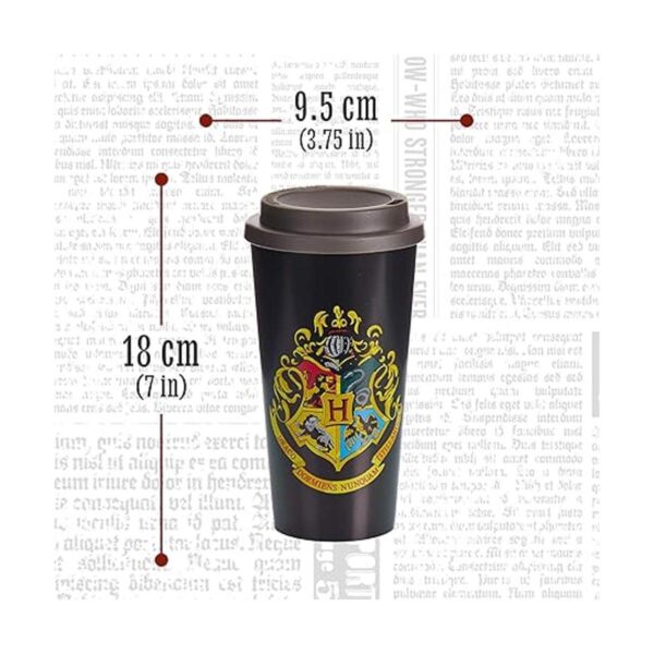 Hogwarts Taza de plástico para viaje con licencia_3