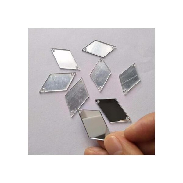 Cuentas de espejo con forma de diamante diamantes de_2