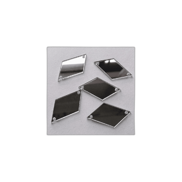 Cuentas de espejo con forma de diamante diamantes de_1