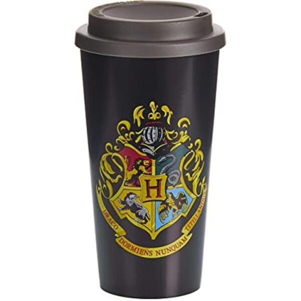 Hogwarts Taza de plástico para viaje con licencia_1