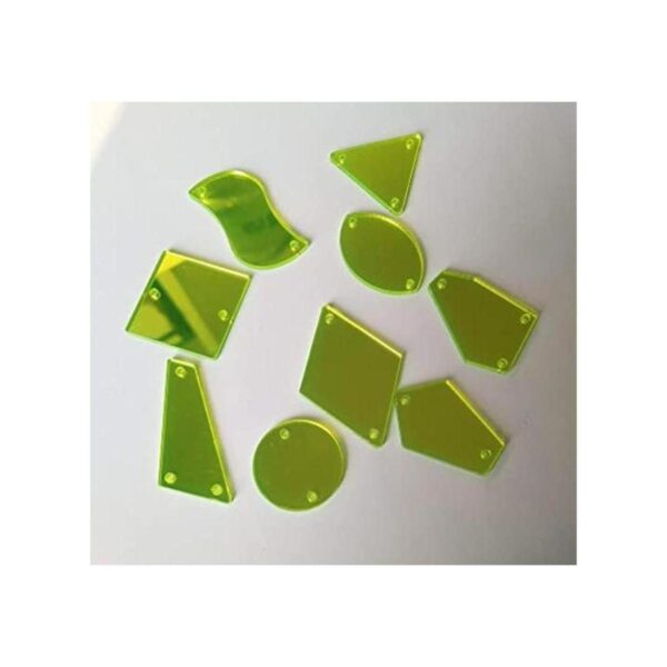 MEYA Cuentas de acrílico espejadas fluorescentes_1