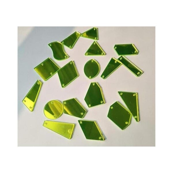 MEYA Cuentas de acrílico espejadas fluorescentes_2