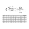 Keadic Kit de tuercas roscadas M10 M10 de acero al carbono