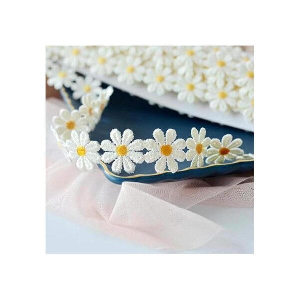 LANEHUA Cinta de encaje bordada para decoración de bodas_3